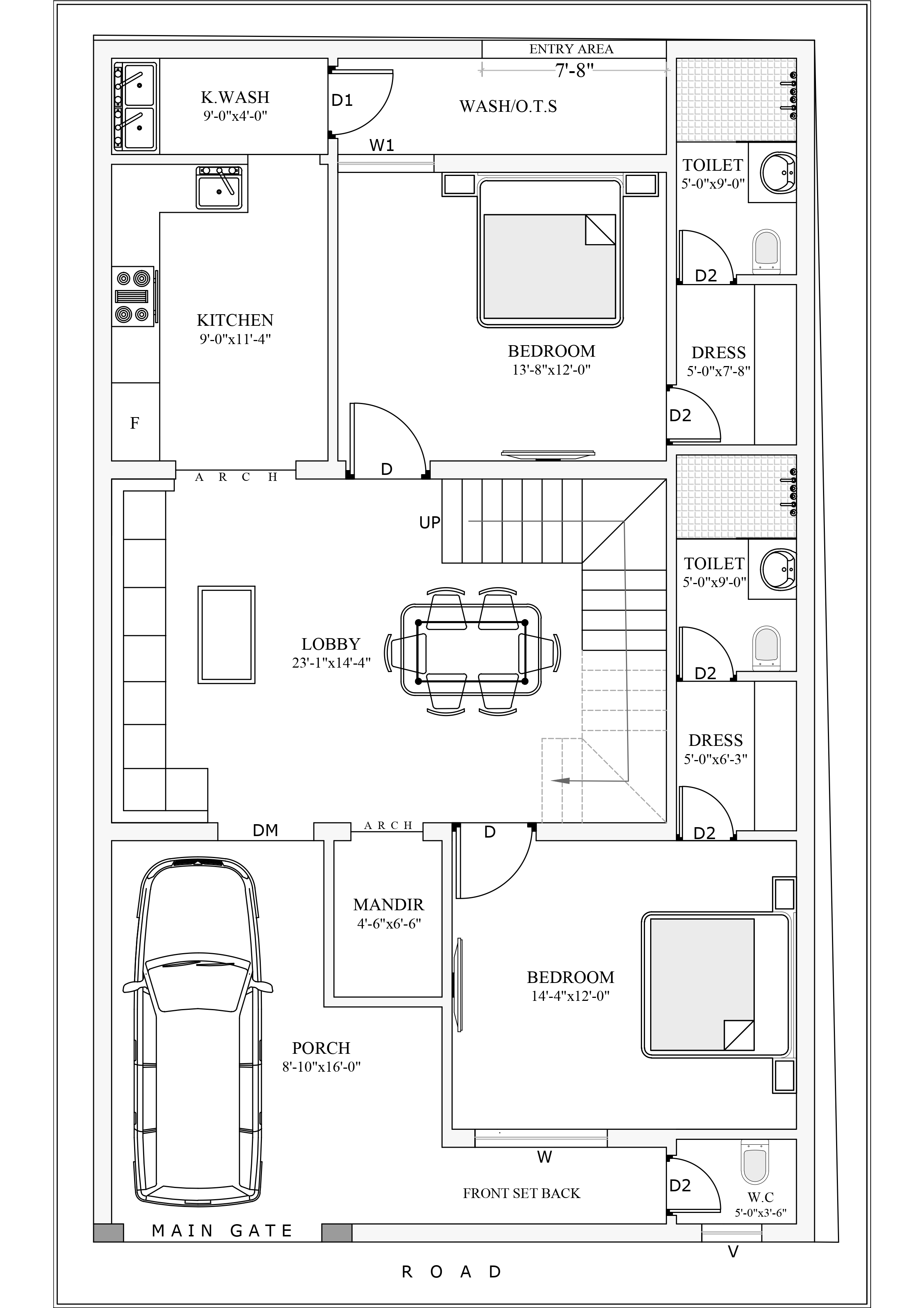 Sample floor plan 1